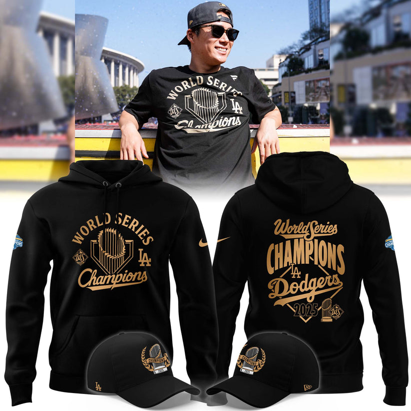 LA Dodgers – 2025 World Series Champions Limited Edition Combo Hoodie