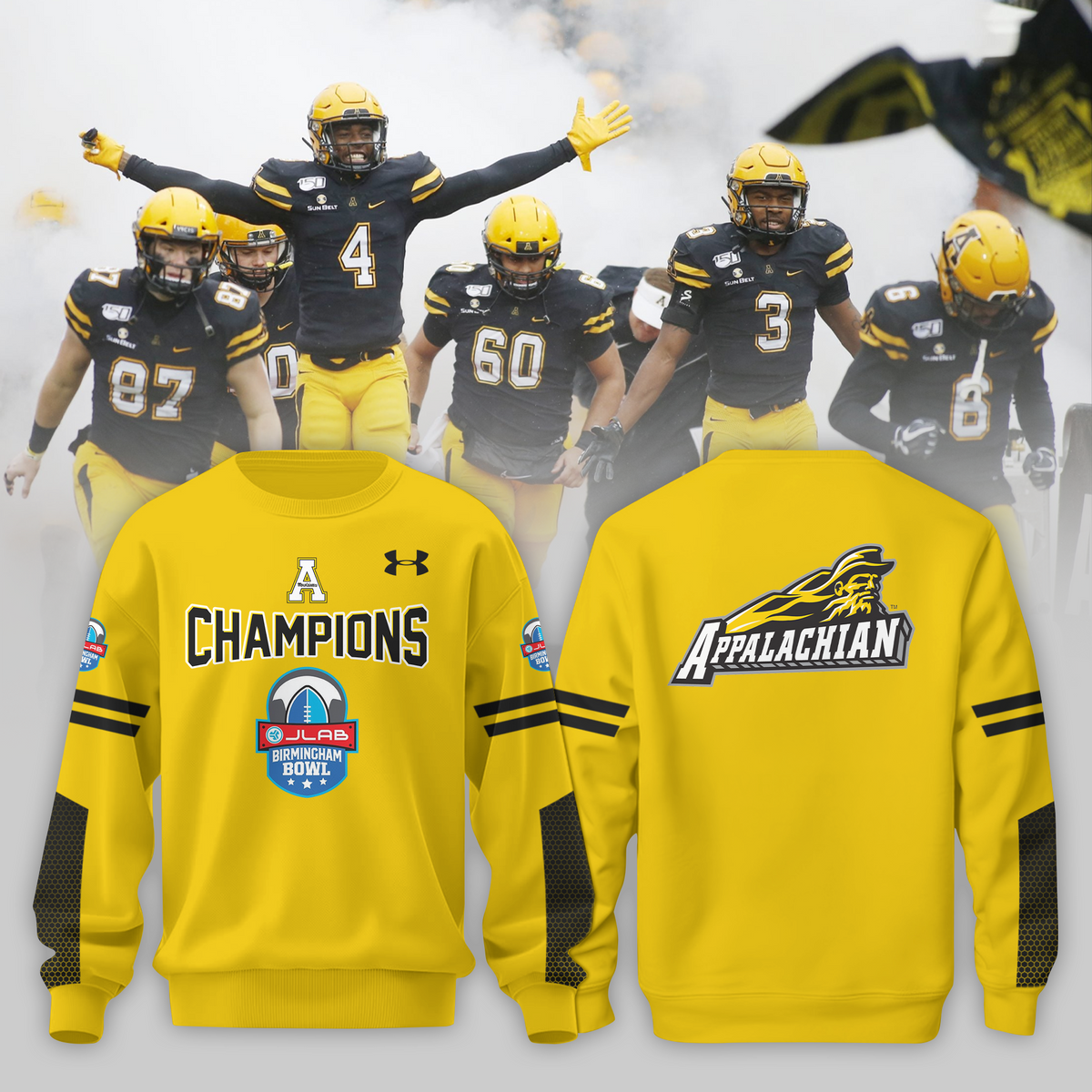 APPALACHIAN STATE– 2025 JLAB BIRMINGHAM BOWL Sweater