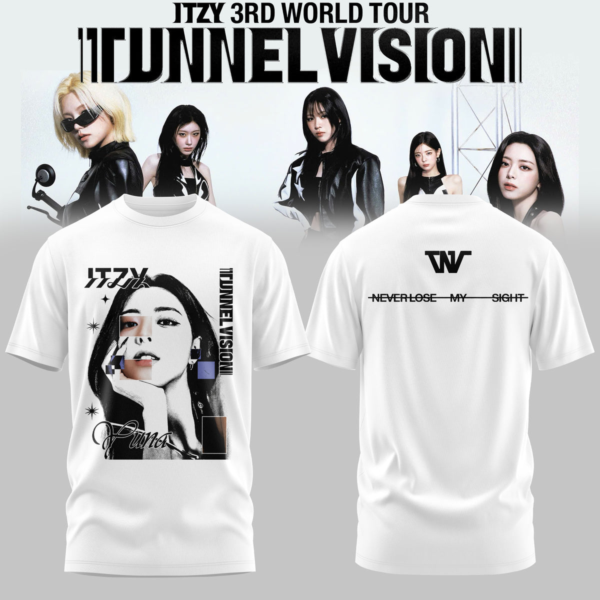 ITZY: 3RD WORLD TOUR Limited T-Shirt – Yuna