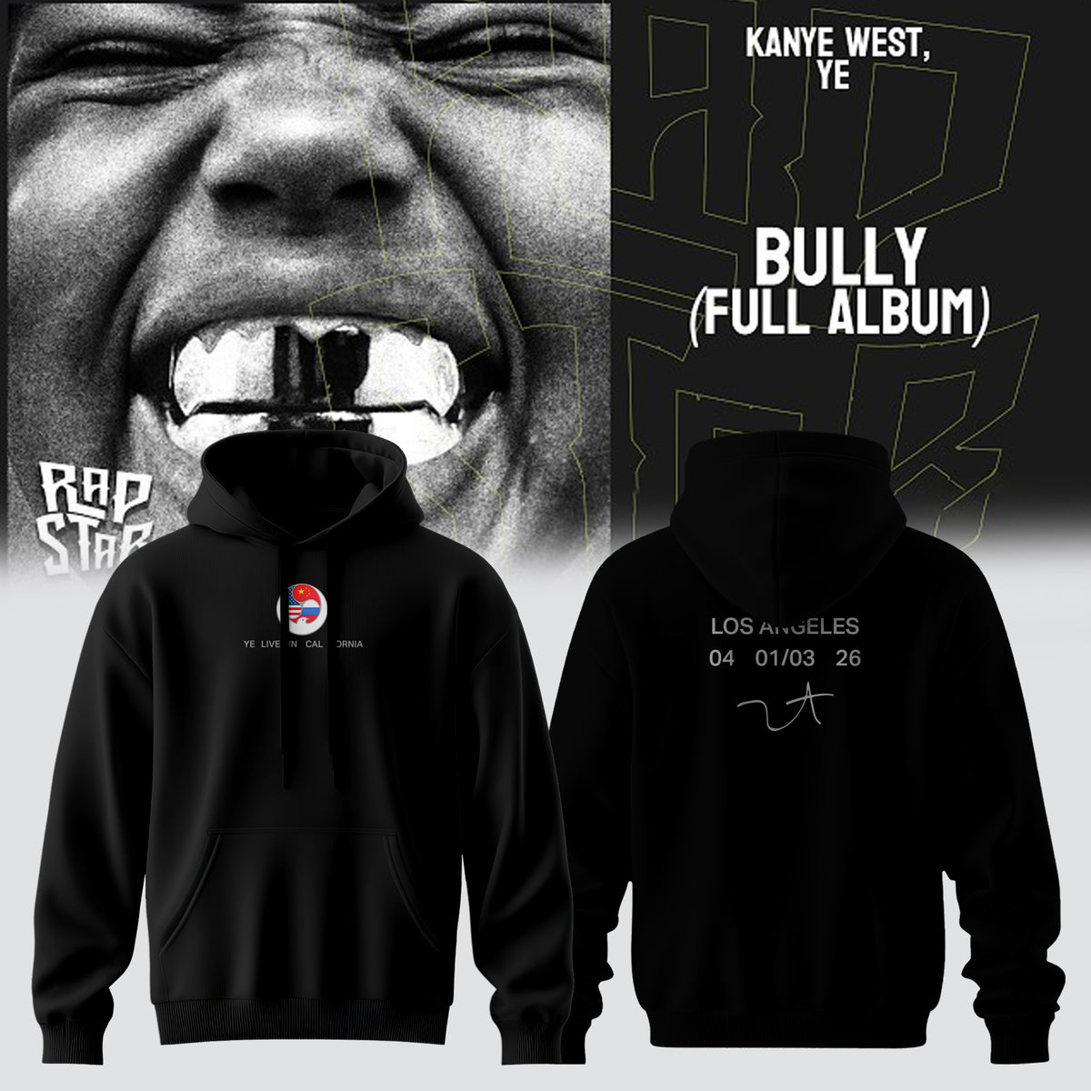 Ye 2026 tour Hoodie
