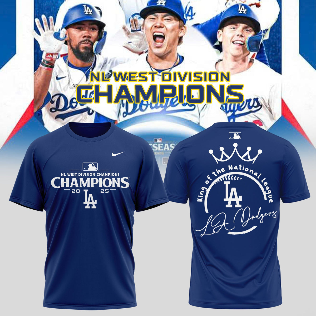 _Los Angeles Dodgers NL West Division Champions