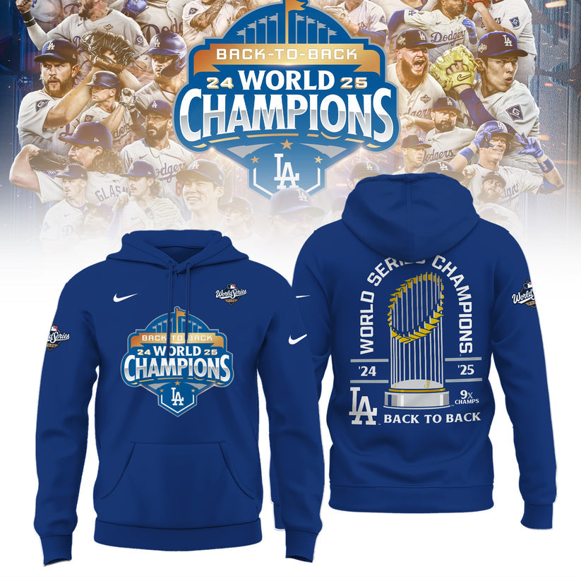 LA Dodgers 2025 World Series Champions Limited Edition Combo Hoodie