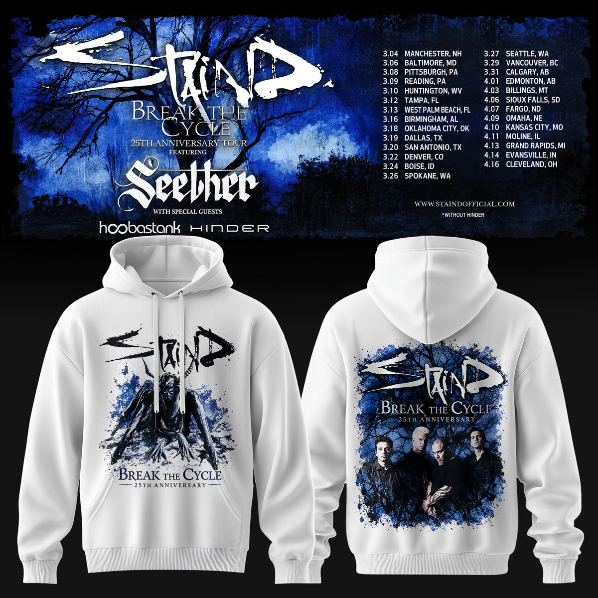 “Break The Cycle” 25th Anniversary Tour 2027Hoodie