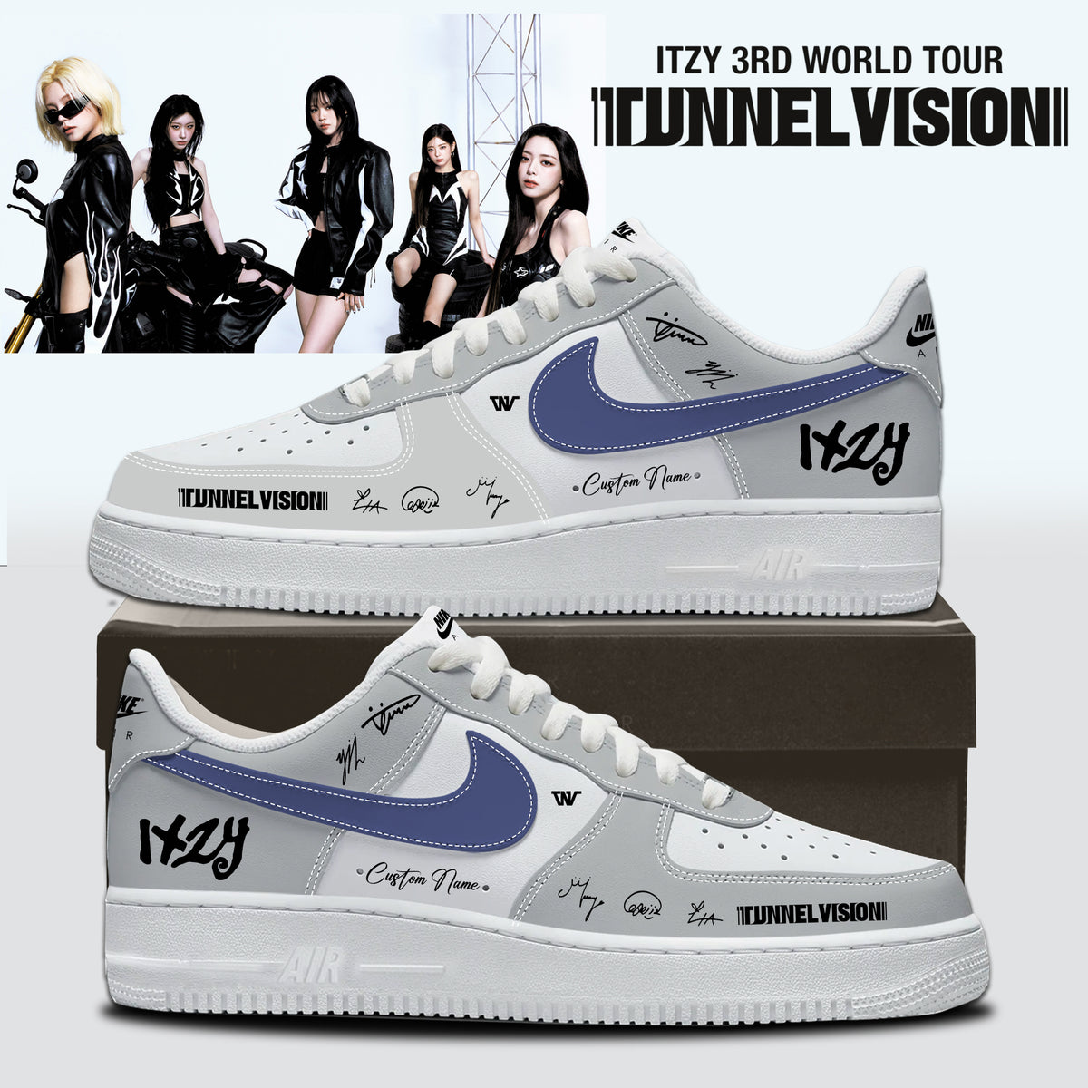 ,,,ITZY “Tunnel Vision” World Tour 2026 Limited Edition Signature – Shoes 1-2