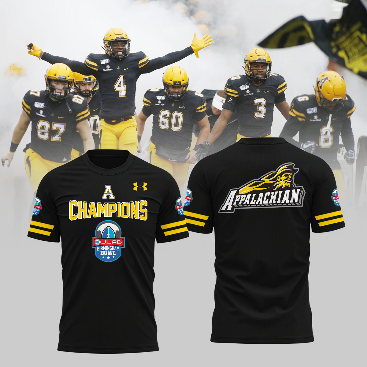 APPALACHIAN STATE – 2025 JLAB BIRMINGHAM BOWL TShirt