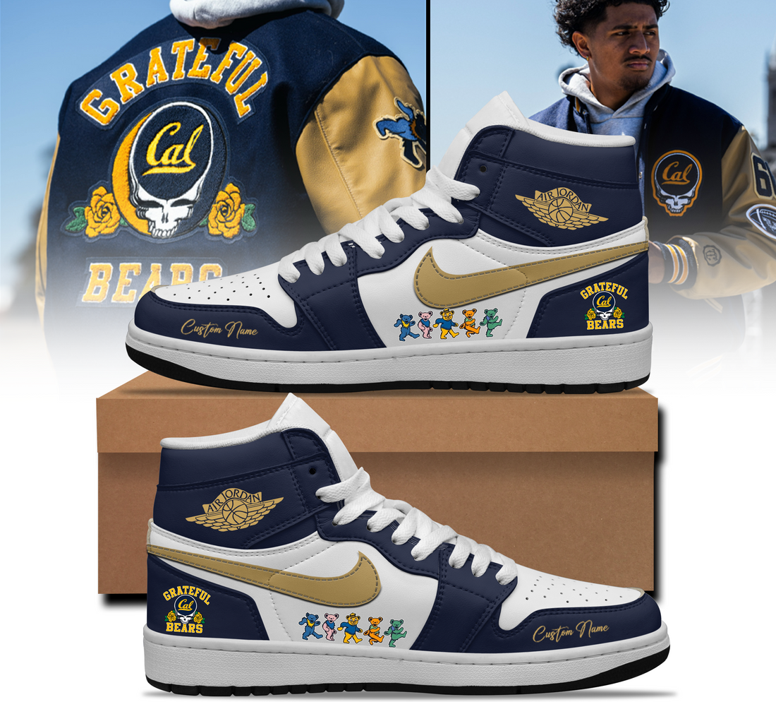 Limited Edition Cal Football x Grateful Dead JD1 Shoes