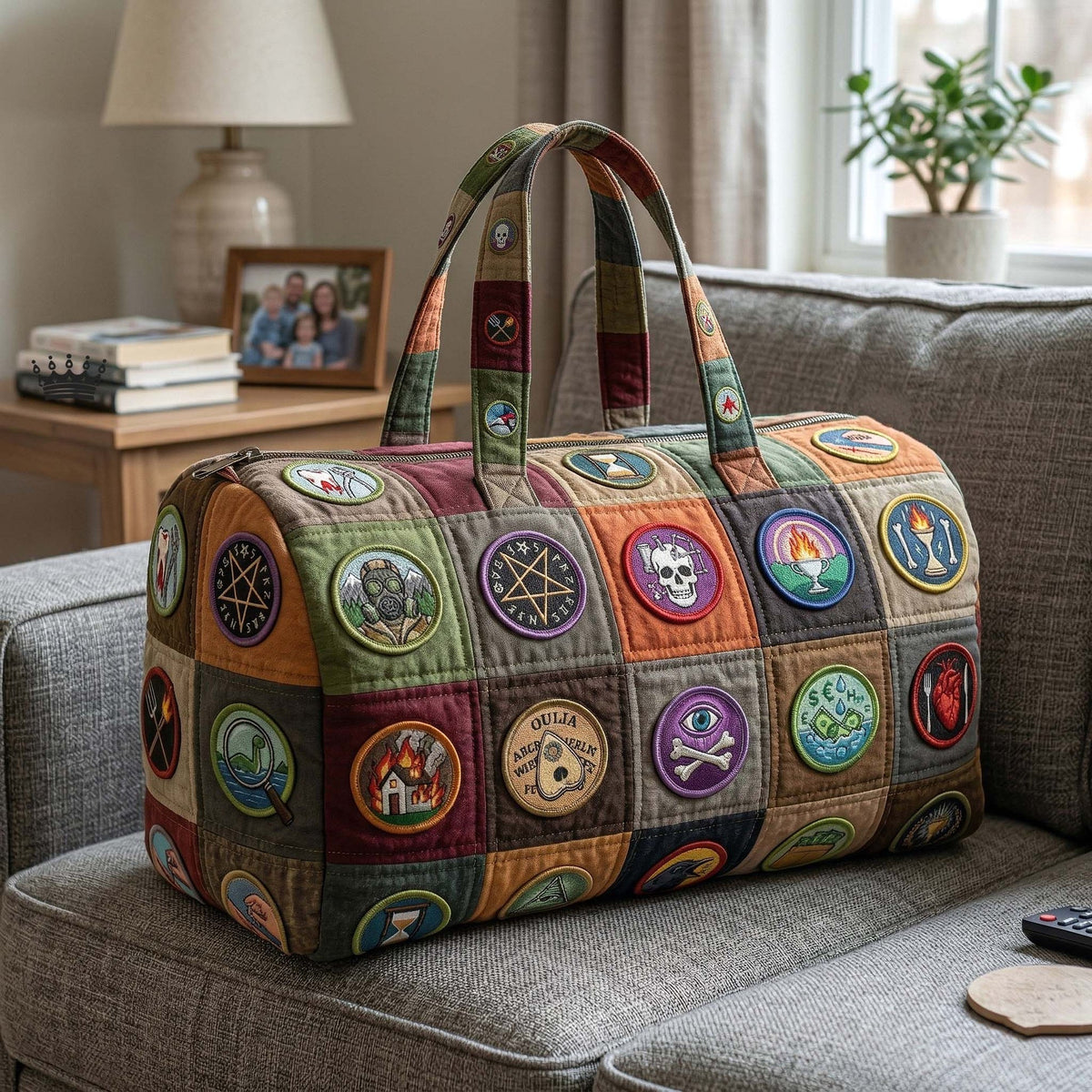 Merit Emblems Quilted Duffle BAG