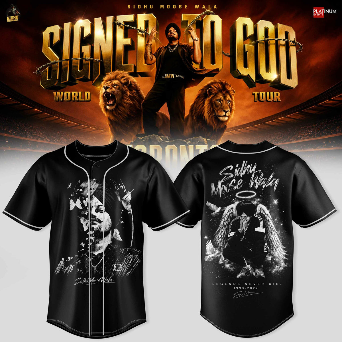 _SIDHU MOOSE WALA SIGNED TO GOD TOUR JERSEY