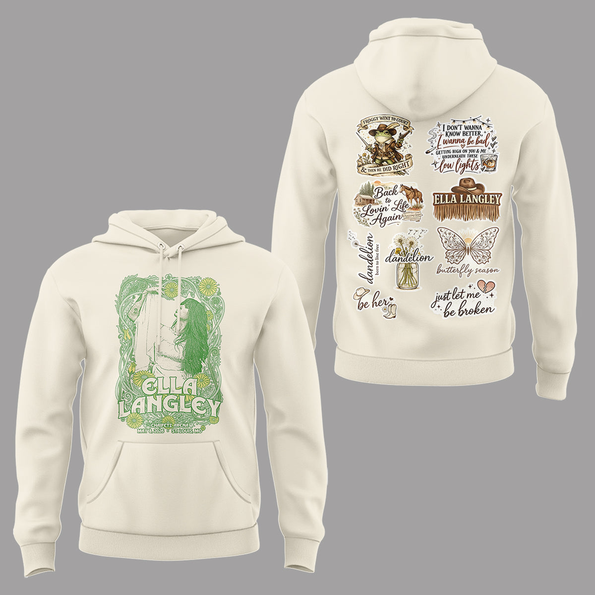 E.Langley “The Dandelion Tour” at Chaifetz Arena Hoodie-PA050826006