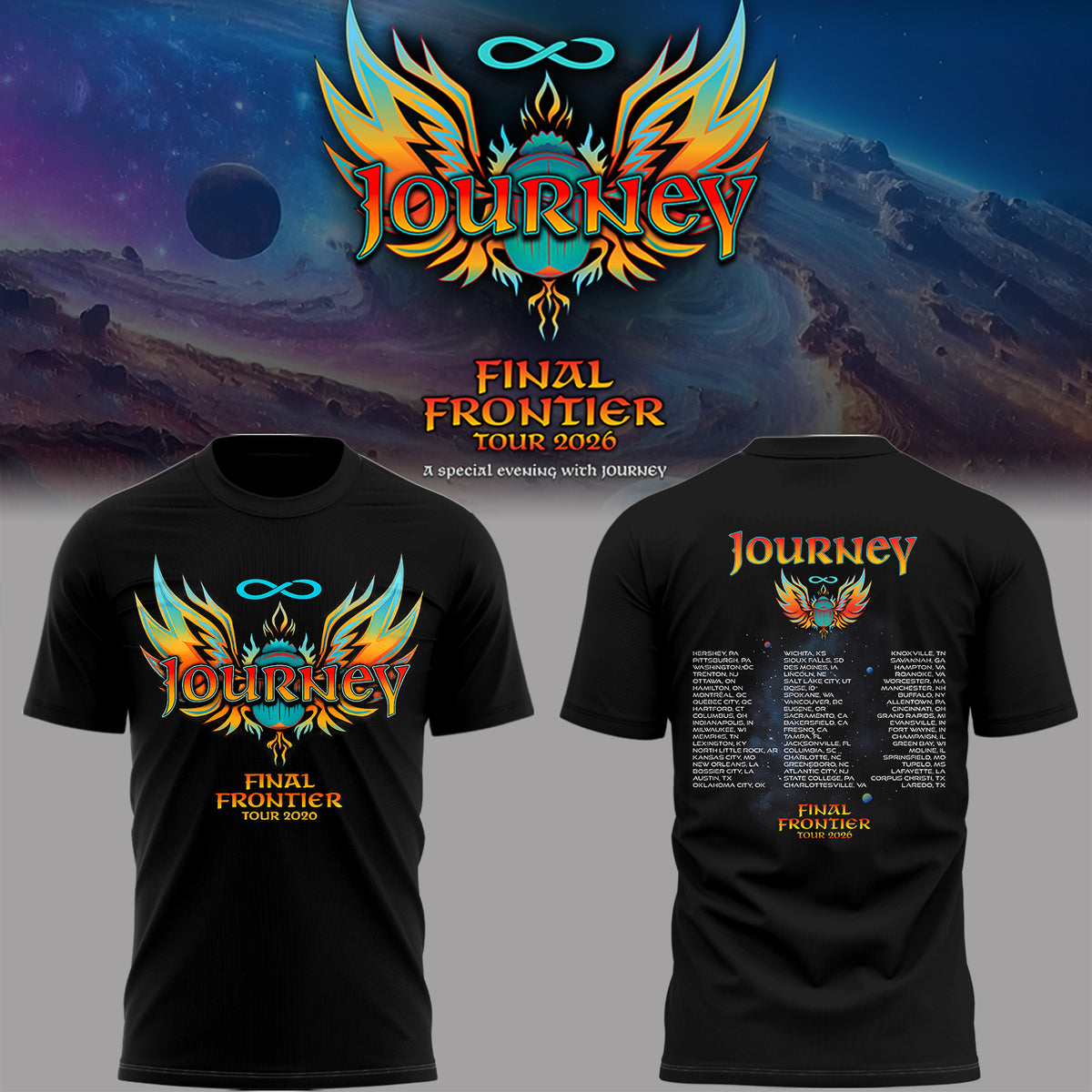 Limited Edition Final Frontier Tour At Atlantic City Shirt