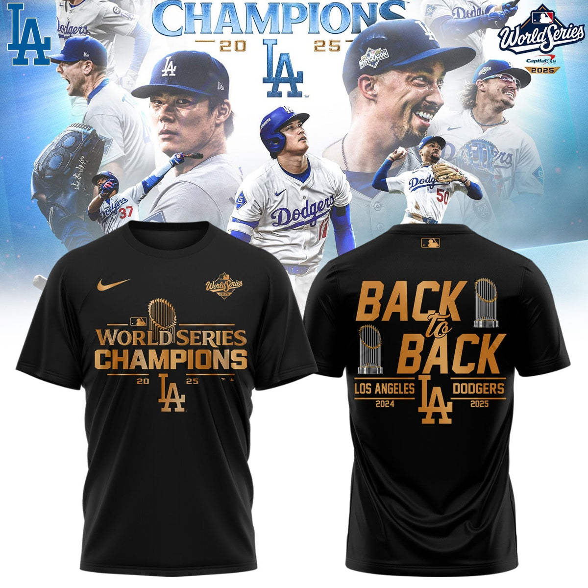 Los Angeles Dodgers 2025 World Series shirt