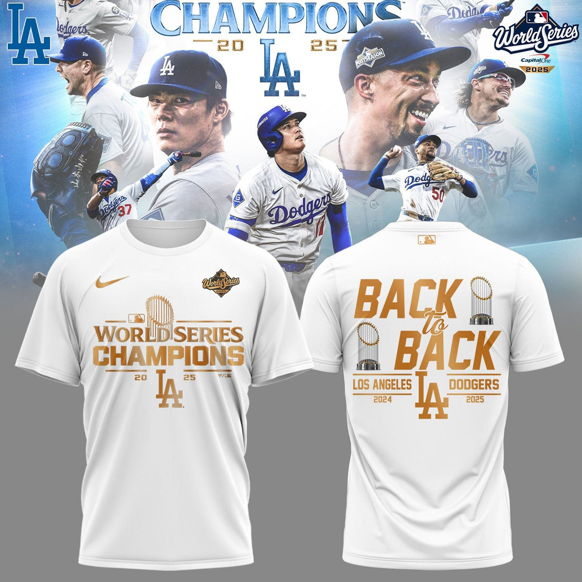 Los Angeles Dodgers 2025 World Series shirt