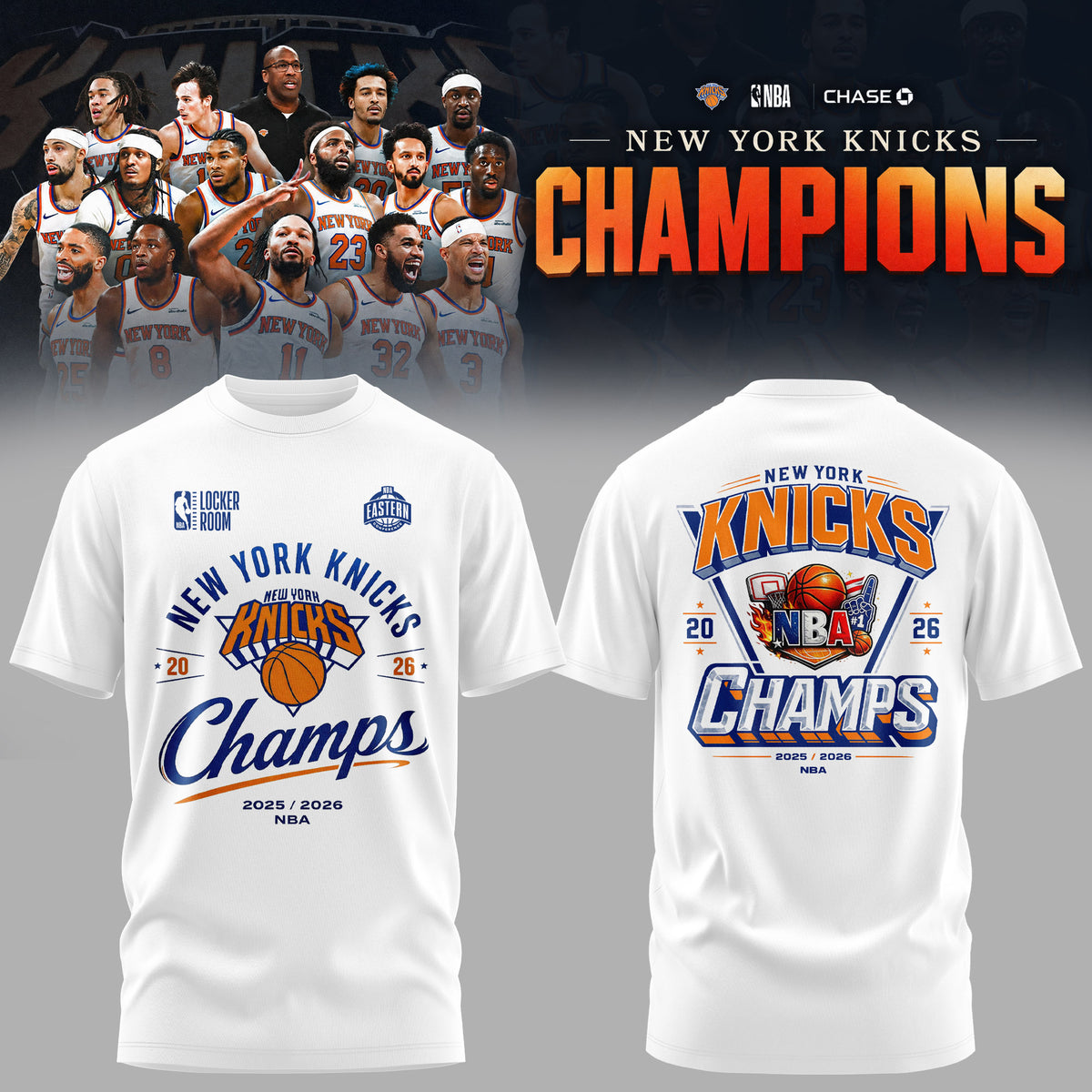 New York Knicks Eastern Conference Champions Edition 3 Tshirt