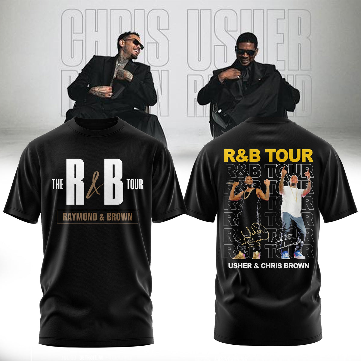 Chris Brown and Usher – The R&B Tour Edition T-shirt