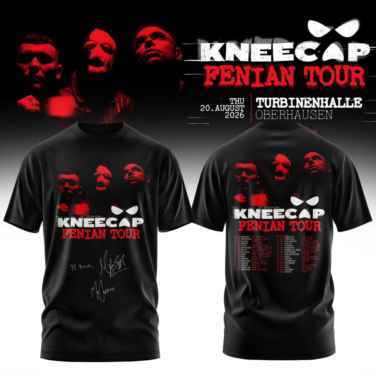 Kncap Fenian Tour 3D All-Over Print T-Shirt V2