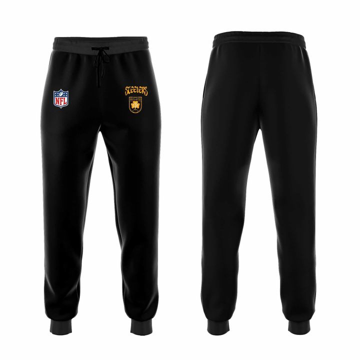 Pittsburgh Steelers 2025 Ireland game Hoodie - Black