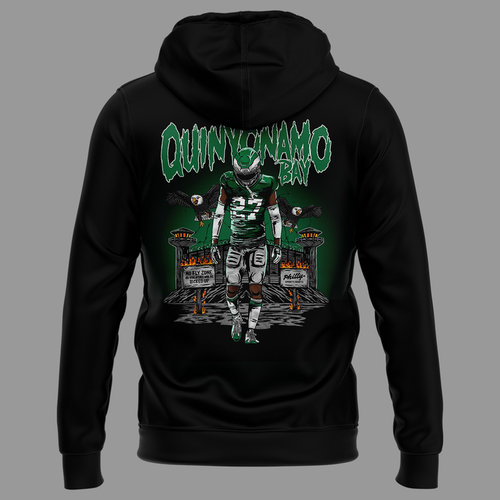 Limited Edition Quinyonamo Bay Black Hoodie 2025