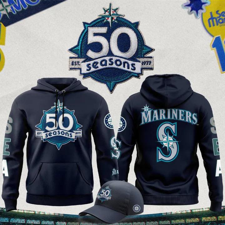 Seattle Mariners 50 Seasons Collection Hoodie