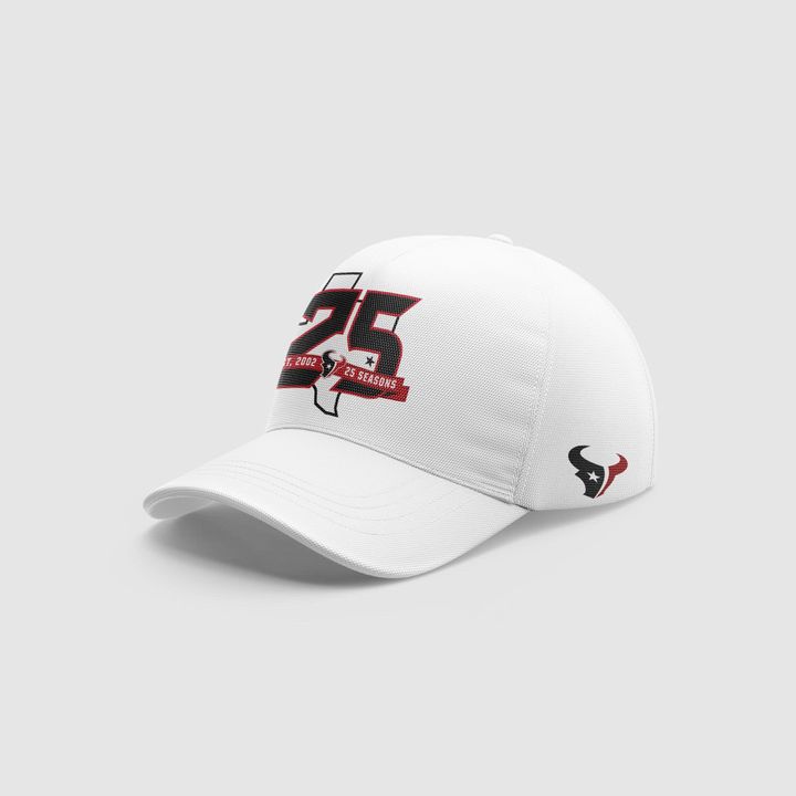 Houston Texans 25th Season Anniversary Limted Premium T-shirt - White