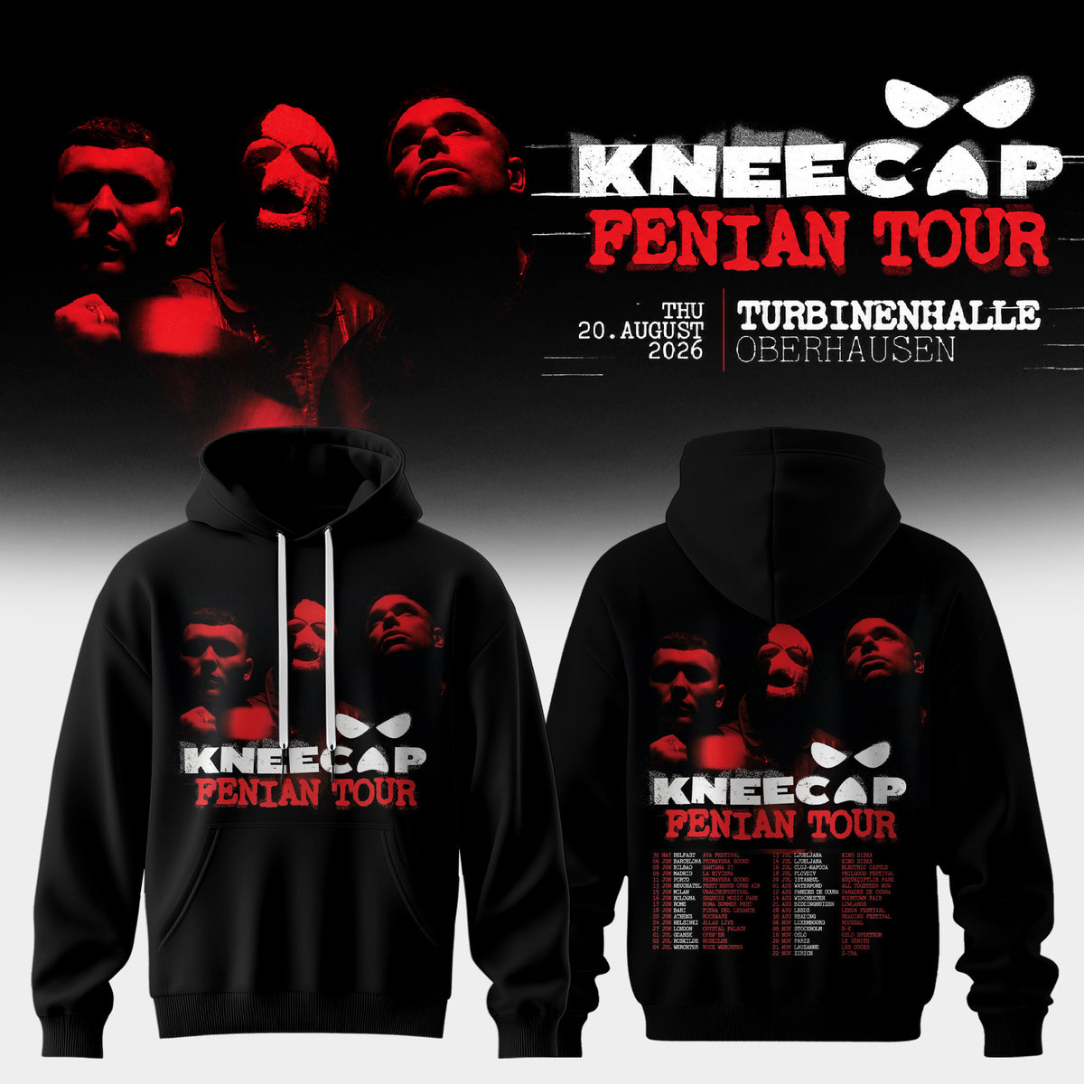 Kncap Fenian Tour 3D All-Over Print Hoodie V2