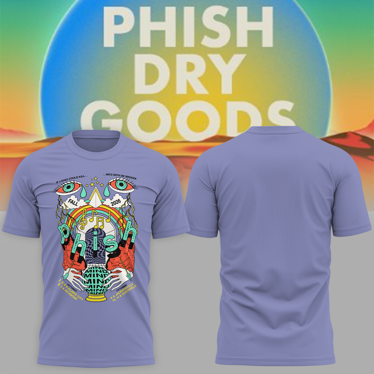 Phish x Double Wonderful Fall Limited Edition Summer Tour 2026 at Atlantic City, NJ 🎸🐠