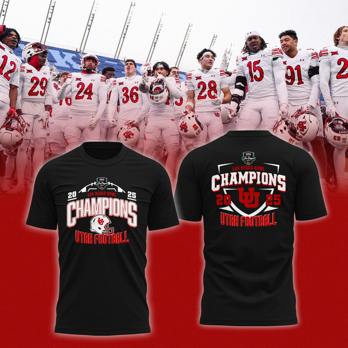 UTAH 2025 SRS DISTRIBUTION LAS VEGAS BOWL Champions Limited Edition