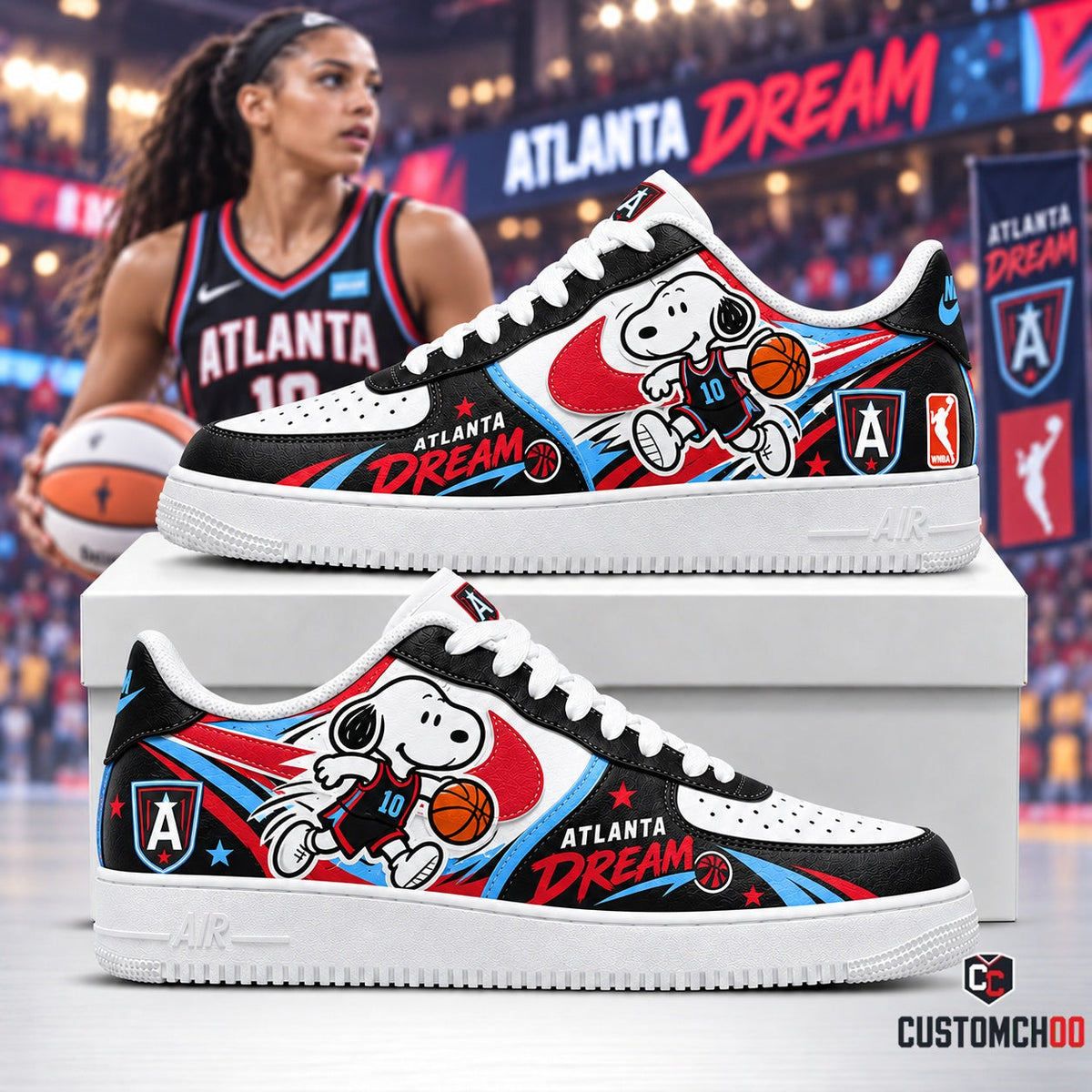 Limited Edition Atlanta Dream x Snoopy 2026 Shoes