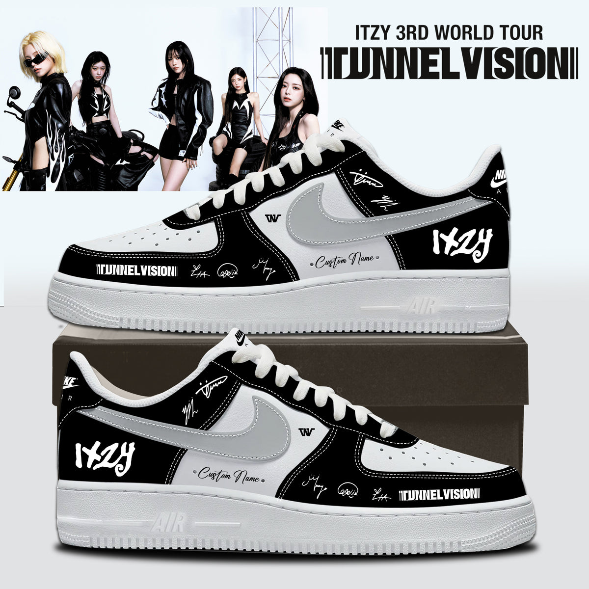 ,,,ITZY “Tunnel Vision” World Tour 2026 Limited Edition Signature – Shoes 1-3