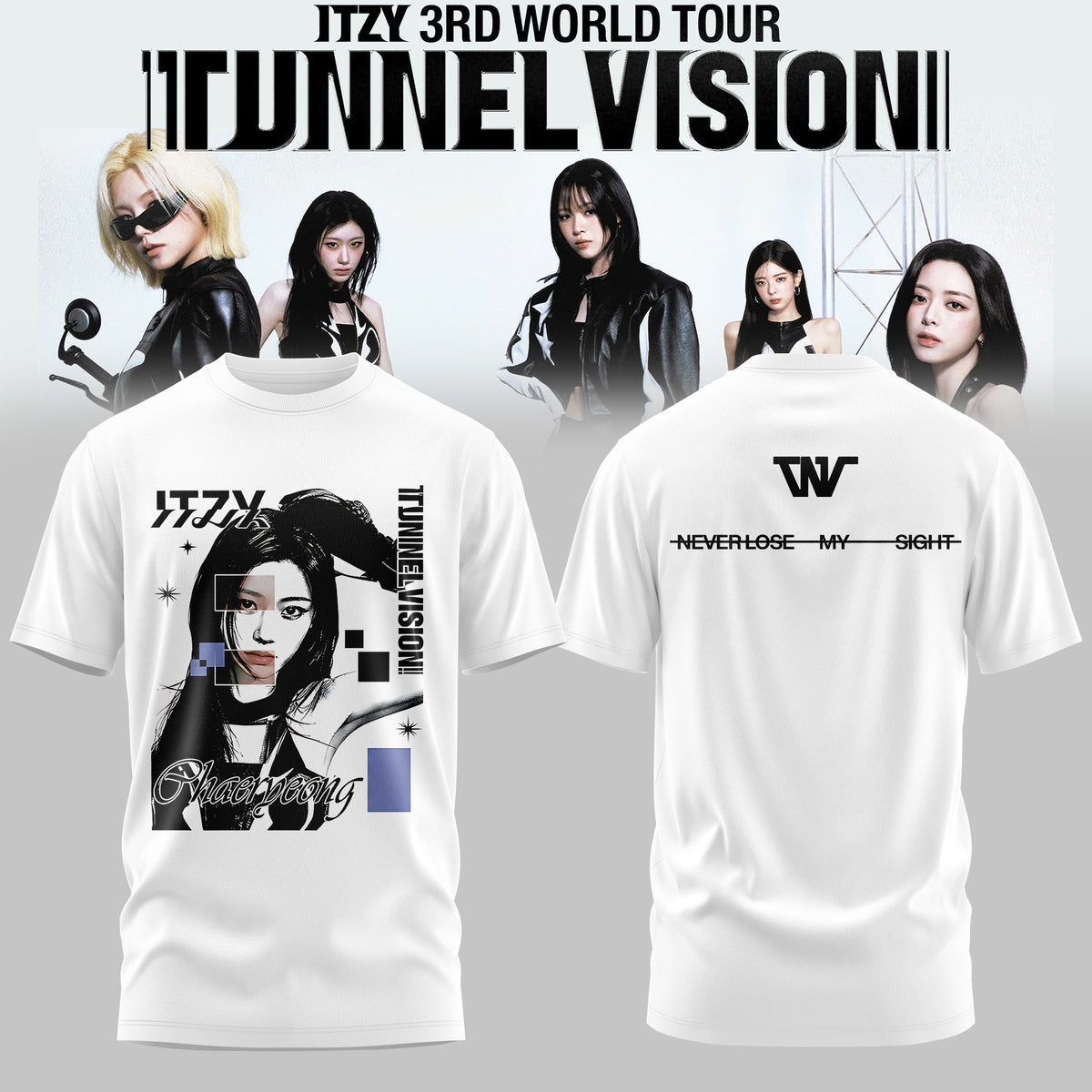 ITZY: 3RD WORLD TOUR Limited T-Shirt – Chaeryeong