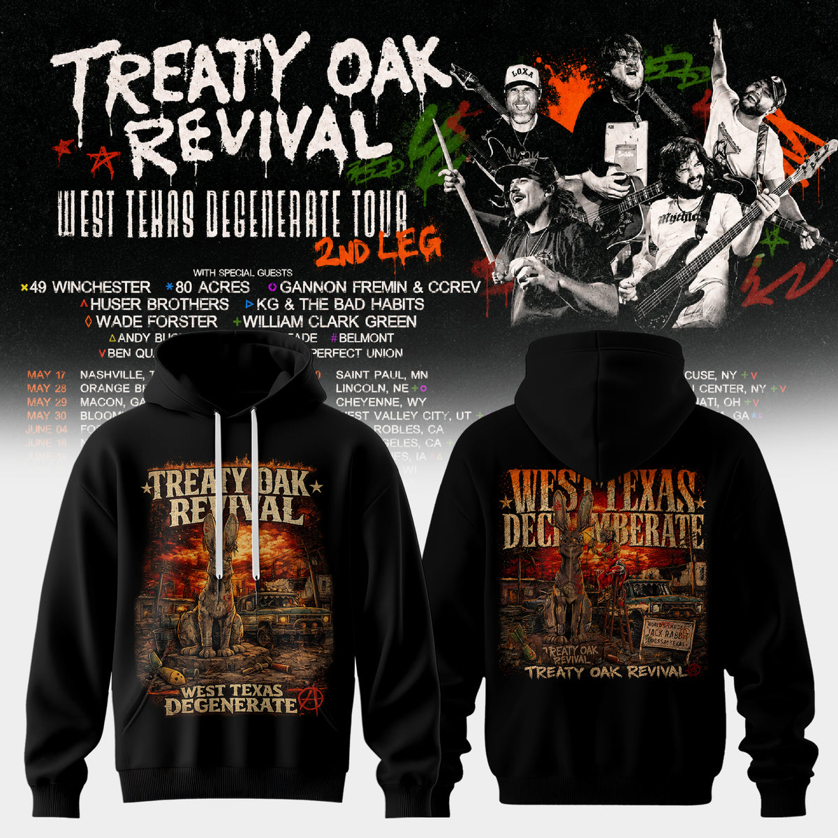 _ West Texas Degenerate Tour 2026 Hoodie