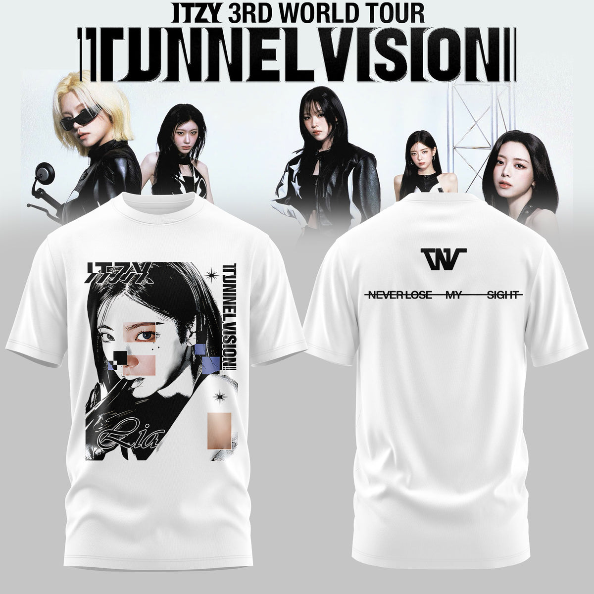 ITZY: 3RD WORLD TOUR Limited T-Shirt – Lia