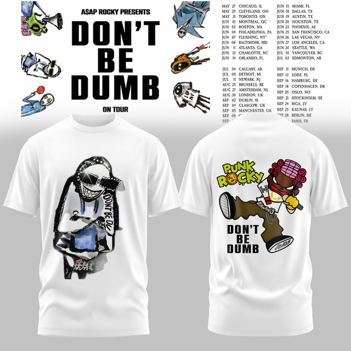 ASAP ROCKY “DON’T BE DUMB” COLLECTION TEE