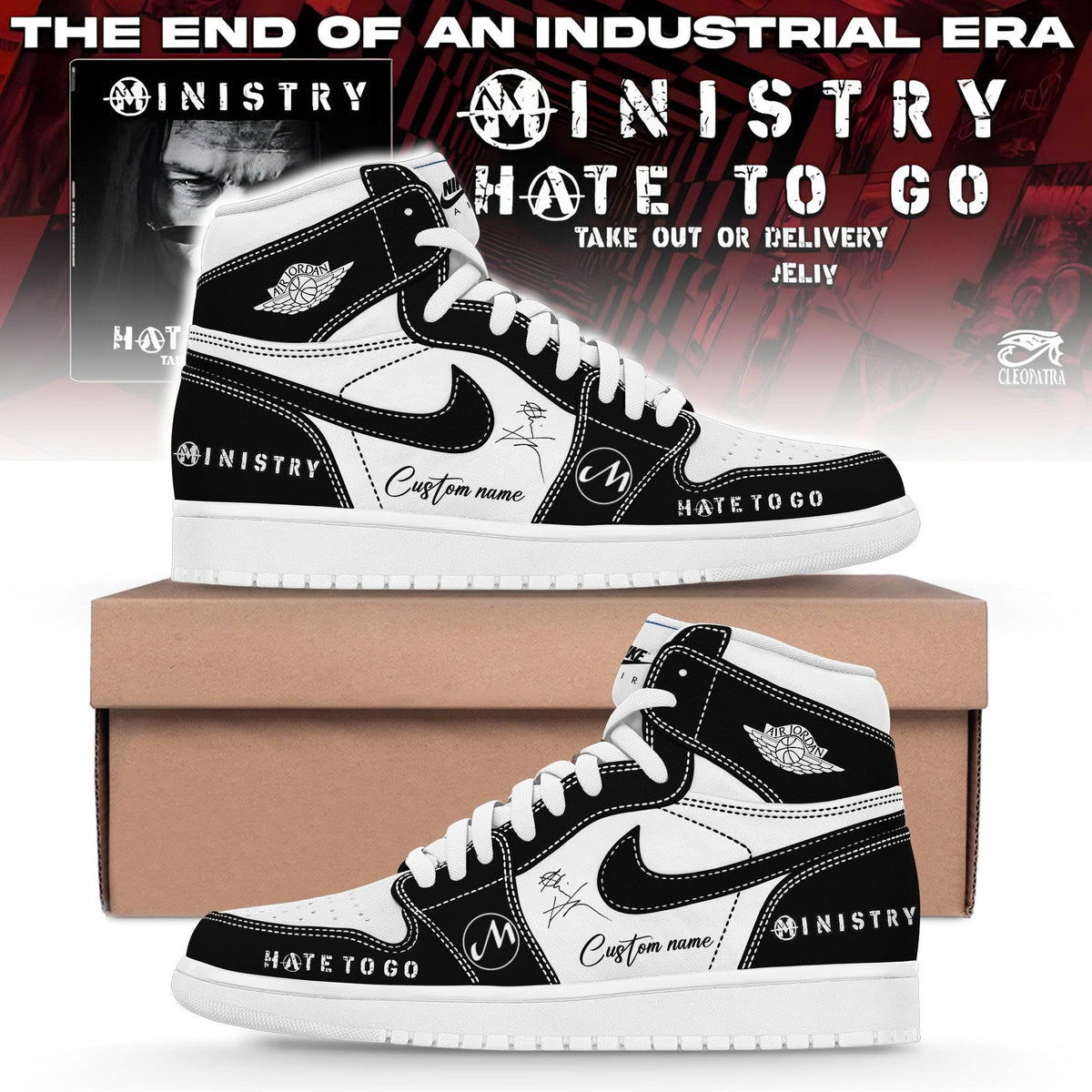 Ministry – Farewell Tour Hate to go Custom Name AJ1