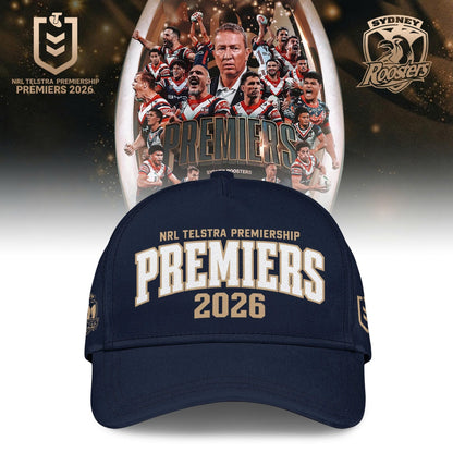 Limited Edition Sydney Roosters Premiers 2026 Polo