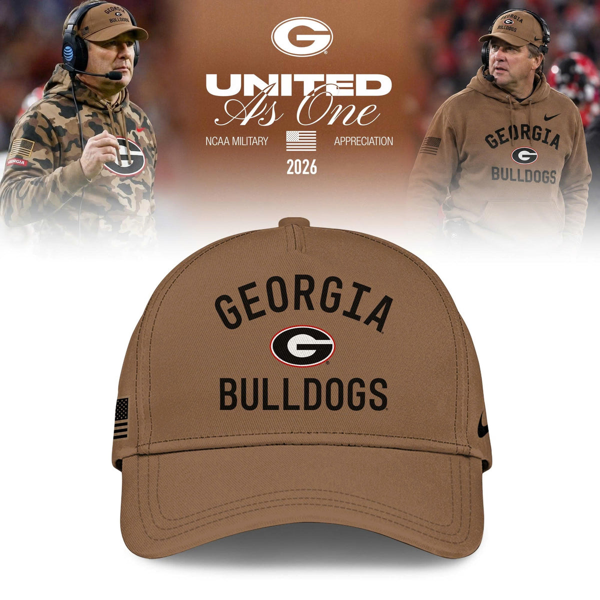 UGA 2026 Military Appreciation Limited Edition Hoodie