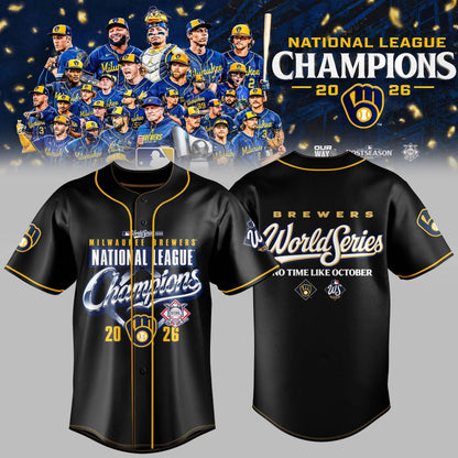 Milwaukee Brewers NLCS Champions 2026 Limited Edition Baseball Jersey