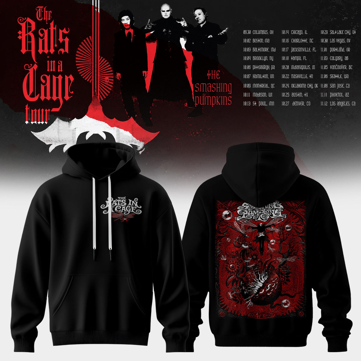 _ The Rats In A Cage Tour 2026 Edition Hoodie