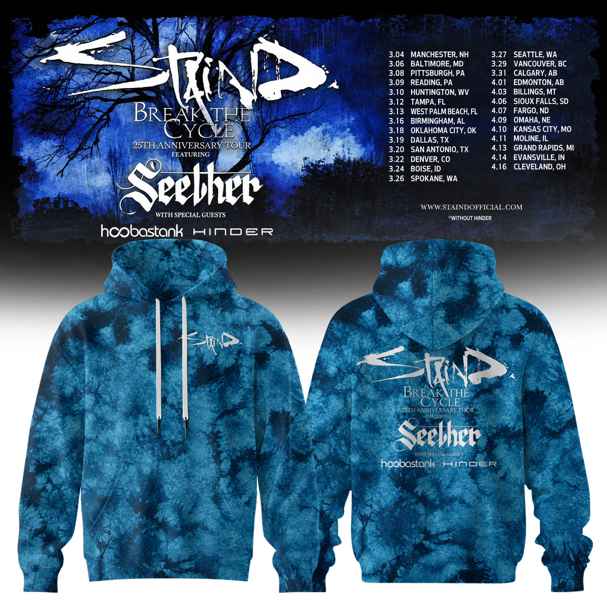 “Break The Cycle” 25th Anniversary Tour 2027Hoodie