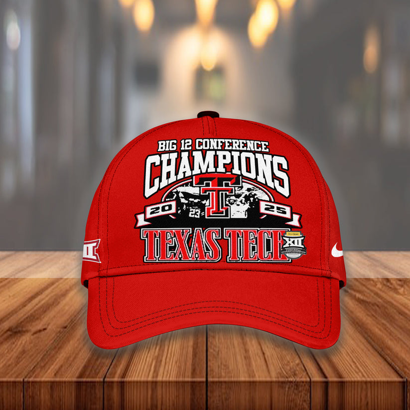 Texas Tech Red Raiders 2025 CHAMPIONS Big12 Football Combo Hoodie