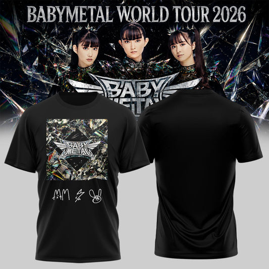 BABYMETAL “WORLD TOUR 2026” Signature Limited Edition – Tshirt
