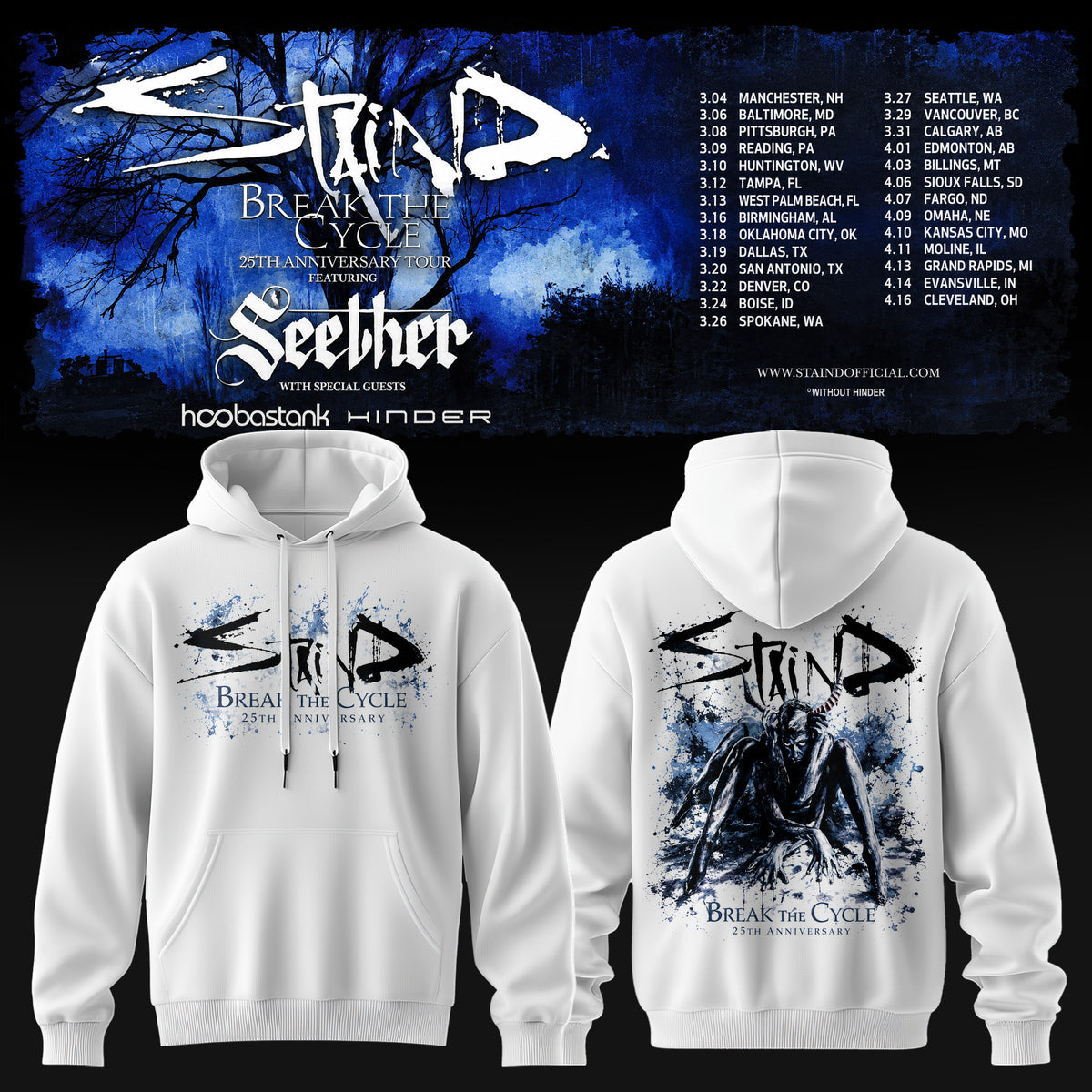 “Break The Cycle” 25th Anniversary Tour 2027Hoodie