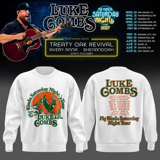 LUKE COMBS — MY KINDA SATURDAY NIGHT TOUR 2027 Sweatshirt