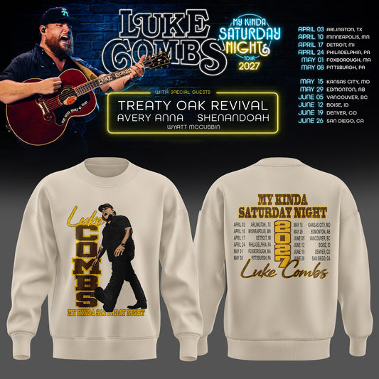 LUKE COMBS — MY KINDA SATURDAY NIGHT TOUR 2027 Sweatshirt