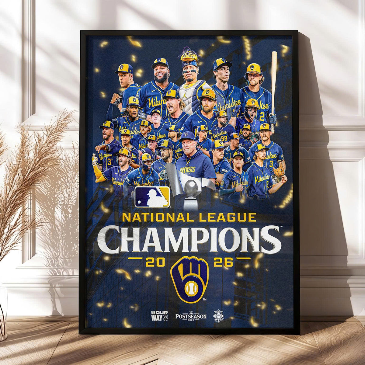 Milwaukee Brewers NLCS Champions 2026 Limited Edition Poster