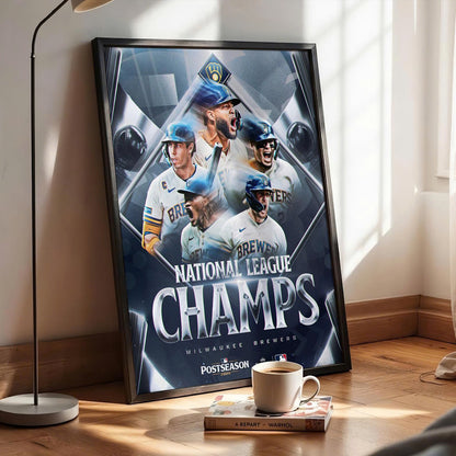 Milwaukee Brewers NLCS Champions 2026 Limited Edition Poster