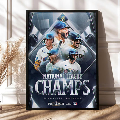 Milwaukee Brewers NLCS Champions 2026 Limited Edition Poster