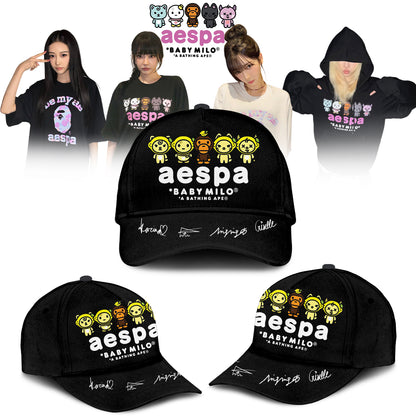 .aespa x BAPE signed TShirt