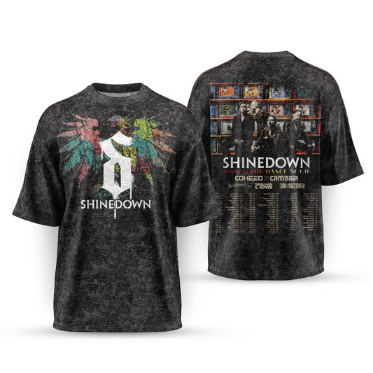 Dance, Kid, Dance Act II World Tour Shinedown 2026 1_Washed - Washed T-shirt