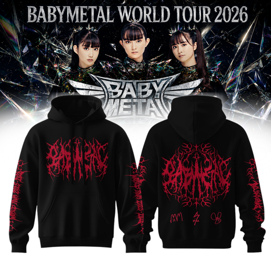 BABYMETAL “WORLD TOUR 2026” Signature Limited Edition – Hoodie