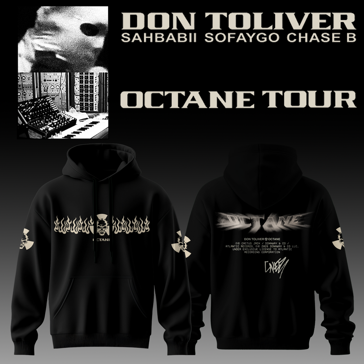 Don Toliver Octane Tour signed Hoodie
